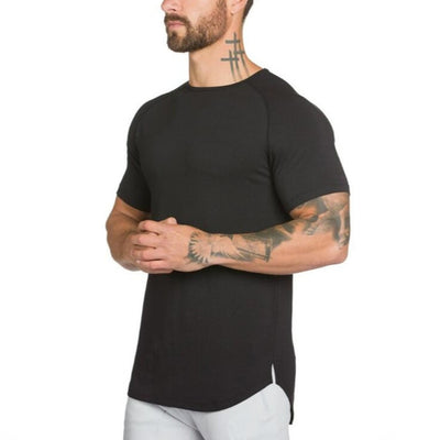 Solid Color Short Sleeves Sports T-Shirts