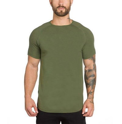 Solid Color Short Sleeves Sports T-Shirts