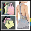 summer women Gym sports vest Sleeveless shirt Fitness running Clothes sexy Tank tops workout Yoga singlets Quick dry Tunics