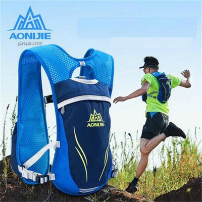 AONIJIE Running Marathon Hydration Nylon 5.5L Outdoor Running Bags Hiking Backpack Vest Marathon Cycling Backpack