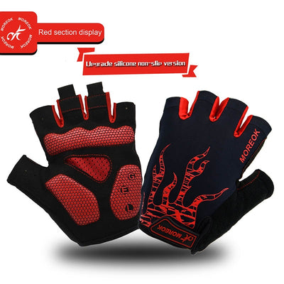 MOREOK Bike Gloves 5MM Gel Pad Mountain Bike Gloves Breathable Bicycle Gloves Non-slip Road Biking Cycling Gloves for Men Women