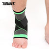 AOLIKES 1 PC Sports Ankle Brace Compression Strap Sleeves Support 3D Weave Elastic Bandage Foot Protective Gear Gym Fitness