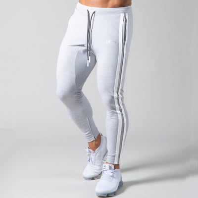 Cotton Double Striped Slim Fit Joggers