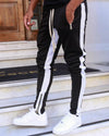 Casual Slim Fit Striped Jogger Pants