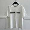 New Summer ESSENTIALS T-shirt Loose Rubber Letter logo Ovesized Short Sleeve Hip hop Unisex 100% Cotton Sports Tees