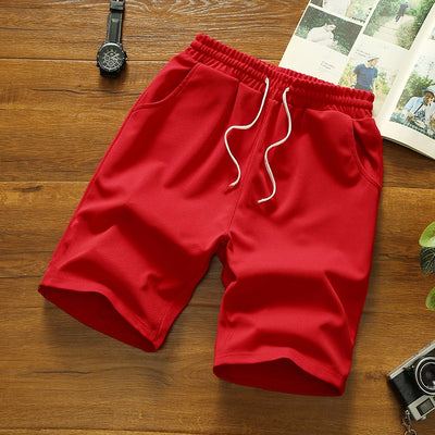 Solid Color Casual Loose Fit Shorts