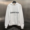 ESSENTIALS Hoodies Men Sweatshirts Reflective Letter Printing Fleece Oversized Hoodie Fashion Hip hop Unisex Essentials Pullover